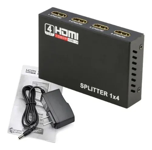 CONVERTIDOR GENERICA DIVISOR/SPLITER 1 X 4 HDMI, vista 2